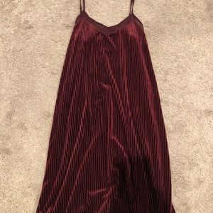 Mud velvet ruby red dress